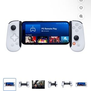 PlayStation Backbone Lightning :White Gaming Controller for Smartphones